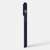 Marque Monogramme en Fausse Peausserie Bleu Minuit (Côté gauche)