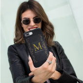 Marque Monogramme Marron Luxe Moderne Initiale Drô