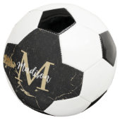 Marque noire d'or initial Monogramme (3/4)