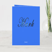 Marque, Nom, Logo, Carte de voeux d'anniversaire. (Dos)