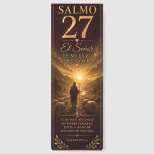 Marque-page Salmo 27 | Verset biblique chrétien es