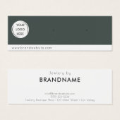 Marque personnalisée Logo oreille Bijoux Display C (Devant & derrière)