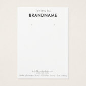 Marque personnalisée Logo oreille Bijoux Display C (Dos)