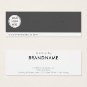 Marque personnalisée Logo oreille Bijoux Display C (Devant & derrière)