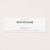 Marque personnalisée Logo oreille Bijoux Display C (Dos)