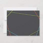 Marqué pour les invitations de fête d'anniversaire (Dos)