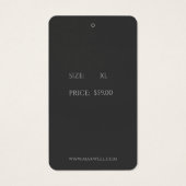 Marque professionnelle de vêtements haut de gamme (Dos)