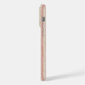 Marque rayée rose vert tendance (Côté gauche)