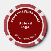Marque Red Business sur les jetons de poker (Verso)