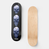MARQUE RONIN SKID ROW SKULLS Skateboard Deck (Recto)