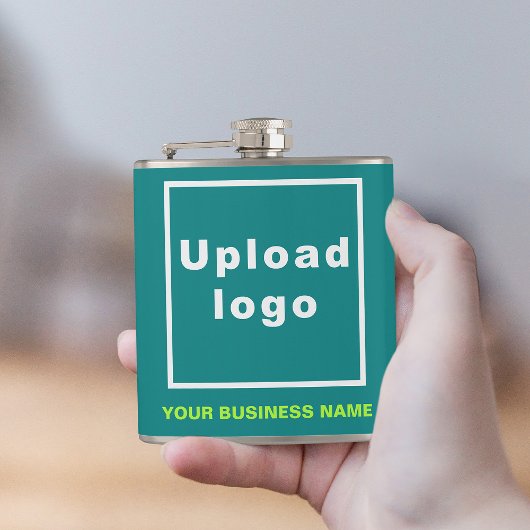 Marque turquoise Green Business sur flacon envelop