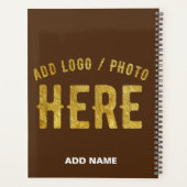 MARQUE VERIFIEE BRUN PERSONNALISABLE MODERNE ET CH (Dos)