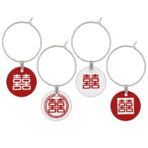 Double Bonheur ・ Mariage chinois Rouge