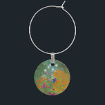 Marque-verres Gustav Klimt - Jardin des fleurs<br><div class="desc">Jardin aux fleurs - Gustav Klimt en 1905-1907</div>