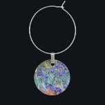 Marque-verres Vincent Van Gogh Irises Floral Vintage Fine Art<br><div class="desc">Vincent Van Gogh Blue Irises Floral Fine Art Irises est l'un des nombreux tableaux d'iris de l'artiste post-impressionniste néerlandais Vincent van Gogh. Comme beaucoup d'artistes de son époque, Van Gogh a été influencé par les estampes japonaises ukiyo-e. Les contours forts, les angles inhabituels, y compris les vues rapprochées, sont un...</div>
