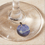 Marque-verres Vincent Van Gogh Starry Nuit Vintage Art<br><div class="desc">Vincent van Gogh Starry Night Art Peinture Starry Night est un tableau de l'artiste post-impressionniste néerlandais Vincent van Gogh. Le ciel bleu de la nuit est rempli de nuages tourbillonnants, d'étoiles et d'une lune brillante croissant. La Nuit étoilée est la seule nocturne de la série de vues depuis la fenêtre...</div>