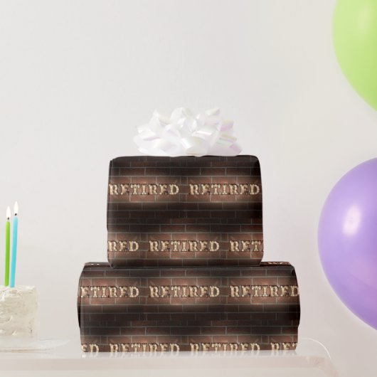 Marquee in ruste Sign On Brick Cadeaupapier (Feestgeschenken)
