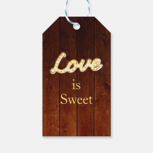 Marquee Lights Gift Label Cadeaulabel (Voorkant)