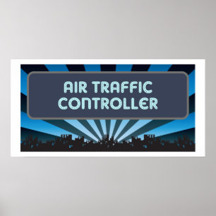 Marquee luchtverkeersleider poster