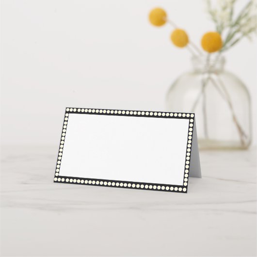 Marquee Style Table Kaarten (Voorkant)