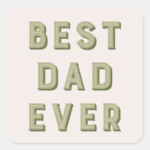 Marquee Vaderdag Sticker - Moss