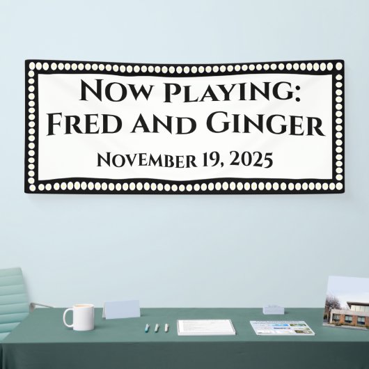 Marquee Wedding Banner (Beurs)