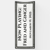 Marquee Wedding Banner (Verticaal)