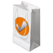 Marquer le bouton "Bon" Sac cadeau (Devant Angle)