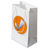 Marquer le bouton "Bon" Sac cadeau (Dos Angle)