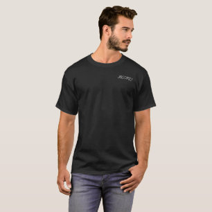 Marquer les hommes blancs pochette de T-shirt noir