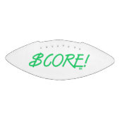 Marquer un mini ballon de football vert et blanc a (Panneau)