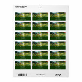 Marquerite Gachet in de tuin, Vincent van Gogh. Etiket (Full Sheet)