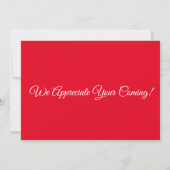 Marques à skis | CARTE DE REMERCIEMENTS BABY SHOWE (Dos)