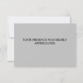 Marques à skis | Carte de remerciements de diplôme (Dos)