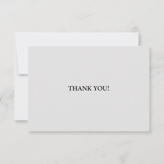 Marques à skis | Carte de script de Merci spécial (Dos)