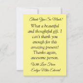 Marques à skis | Perfect Lovely Carte de remerciem (Devant)