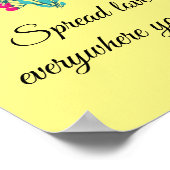 Marques à skis | Poster de l'amour partout (Coin)