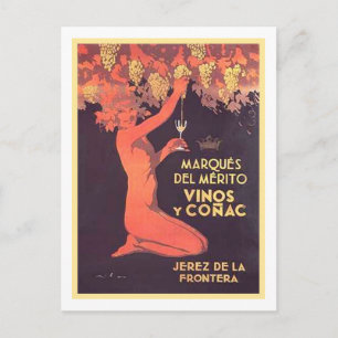 Marques Del Merito Vinos y Conac Briefkaart