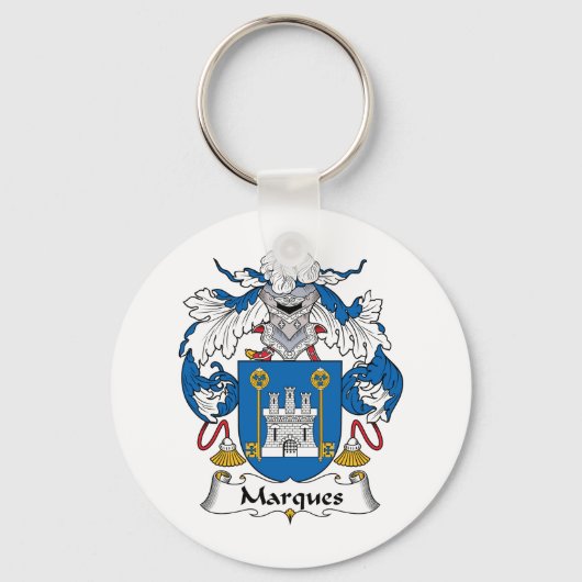 Marques Family Crest Sleutelhanger (Voorkant)