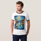 Marques Méditerranéennes Mosaic Tshirt Design (Devant entier)