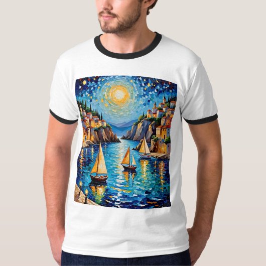 Marques Méditerranéennes Mosaic Tshirt Design (Devant)