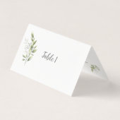 Marques place Mariage thème Eucalyptus, Champêtre Kaart (Achterkant)
