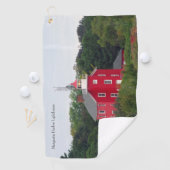 Marquette Harbor Lighthouse golfhanddoek (Insitu)