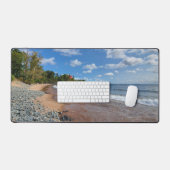 Marquette Harbour Lighthouse Desk Mat Marquette, M (Keyboard & Muis)