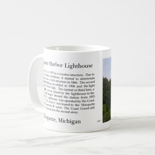 Marquette Harbour Lighthouse mok (Voorkant links)