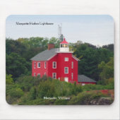 Marquette Harbour Lighthouse mousepad Muismat (Voorkant)