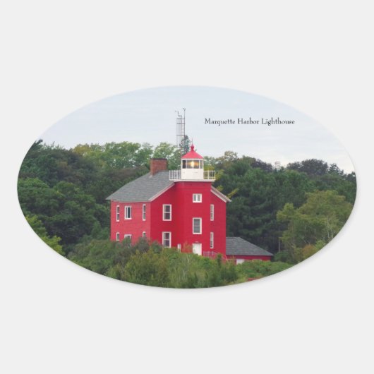 Marquette Harbour Lighthouse sticker (Voorkant)