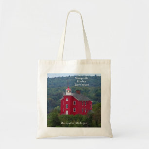 Marquette Harbour-vuurtoren van de canvas tas