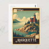 Marquette, Michigan |  Briefkaart (Voorkant / Achterkant)