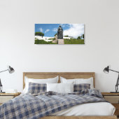 Marquette Statue, Mackinac Island, Michigan Canvas Afdruk (Insitu (Slaapkamer))